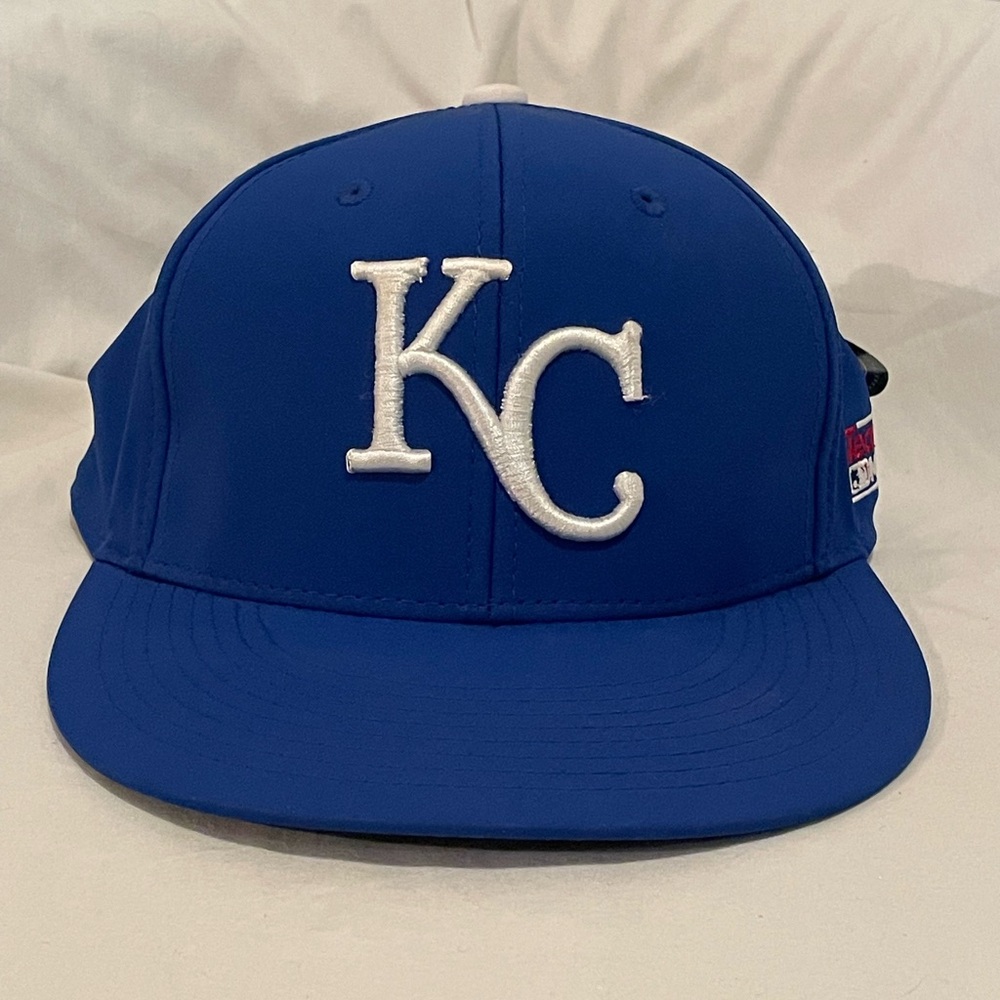 MLB Kansas City KC Logo Hat - Blue and White